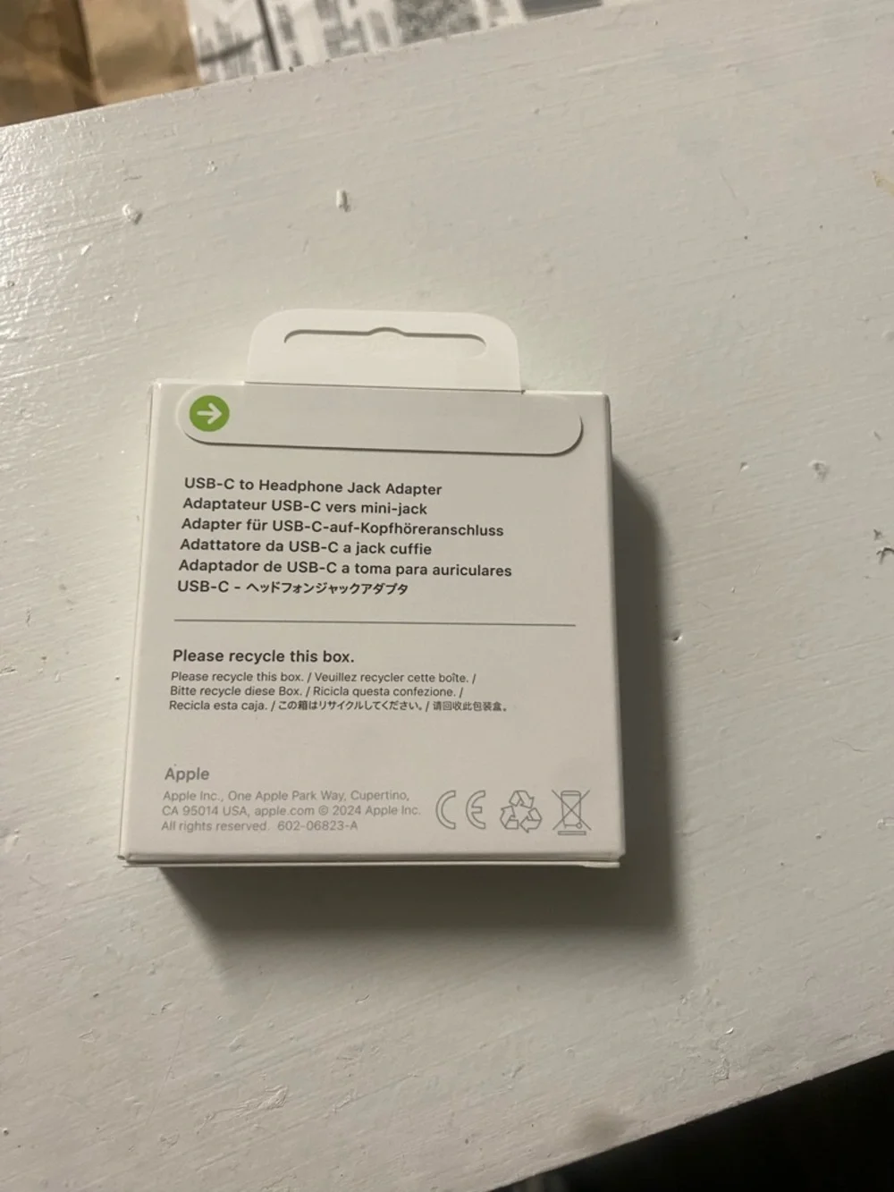 Apple USB-C to 3.5mm Headphone Adapter - White